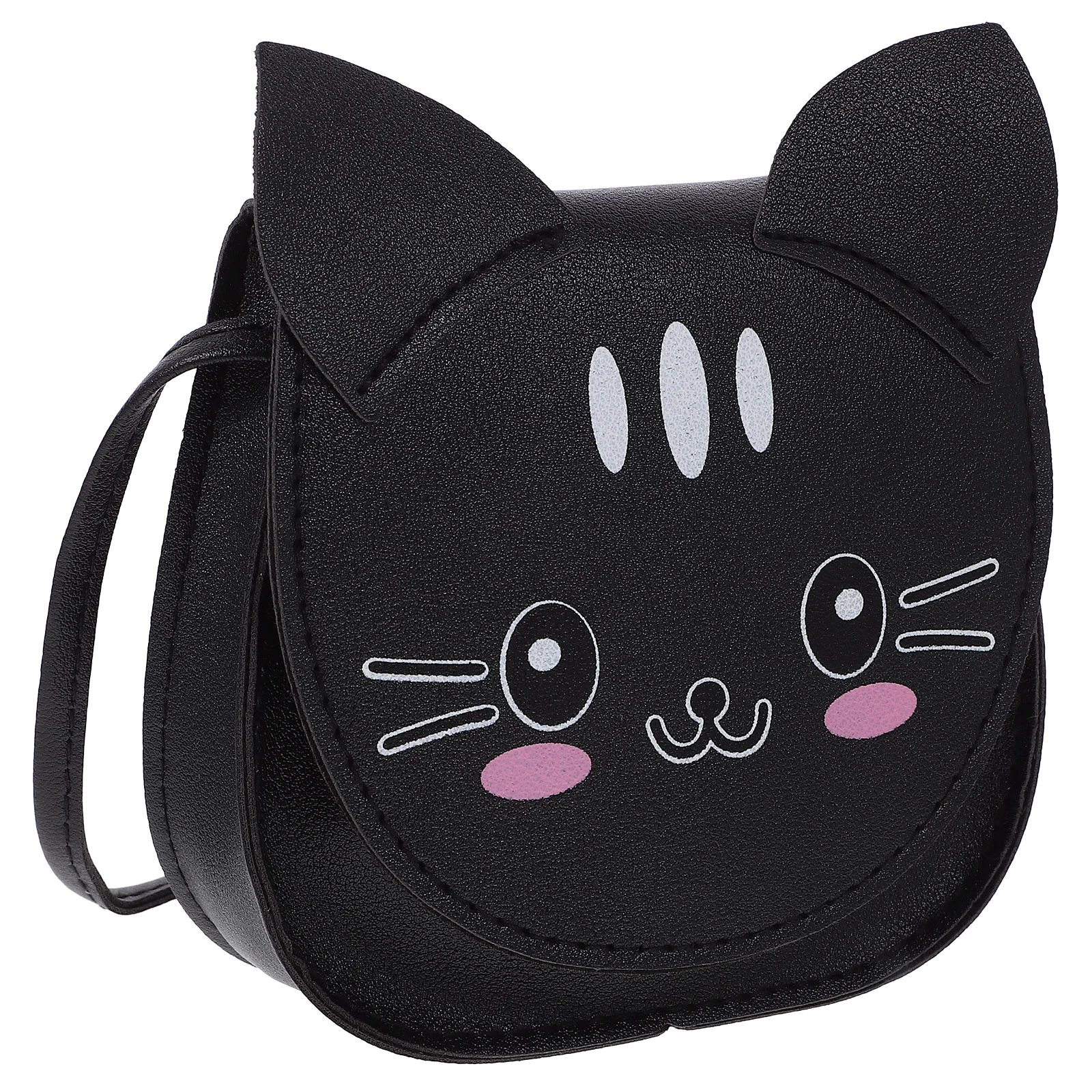 

Mini Cartoon Kitten Shoulder Bag Girl Child Tote Toddler for Girls Pu Cute Small Purse