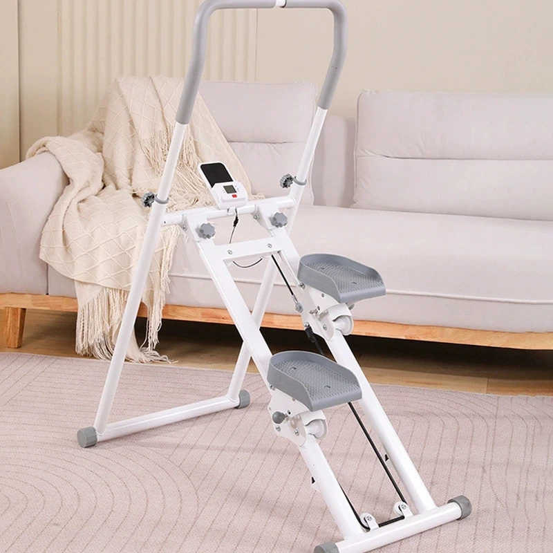 Newest Folding Cardio Exercise Climber Vertical Climber Machine with Extended Step Range Home Gym Stair Stepper