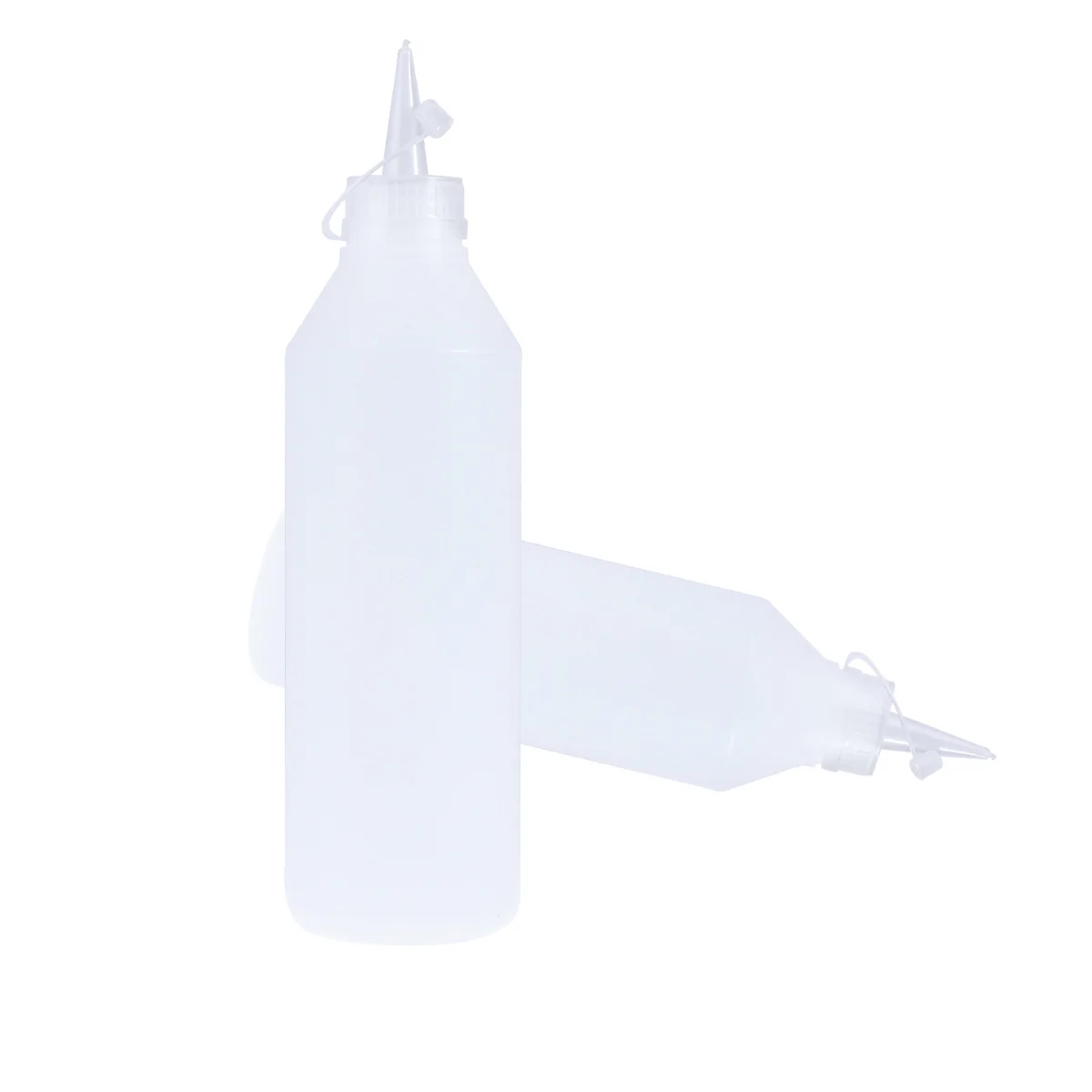 

2PCS 500ml Plastic Squeeze Bottles With Leak-Proof Caps Dispenser For Liquid Glue(White) Liquid Dispense Bottle