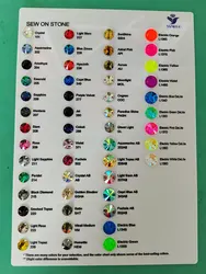 YANRUO New Sew On Stones All Color Catalog Rhinestones Decoration Dress Clothes Garment Accessories Design