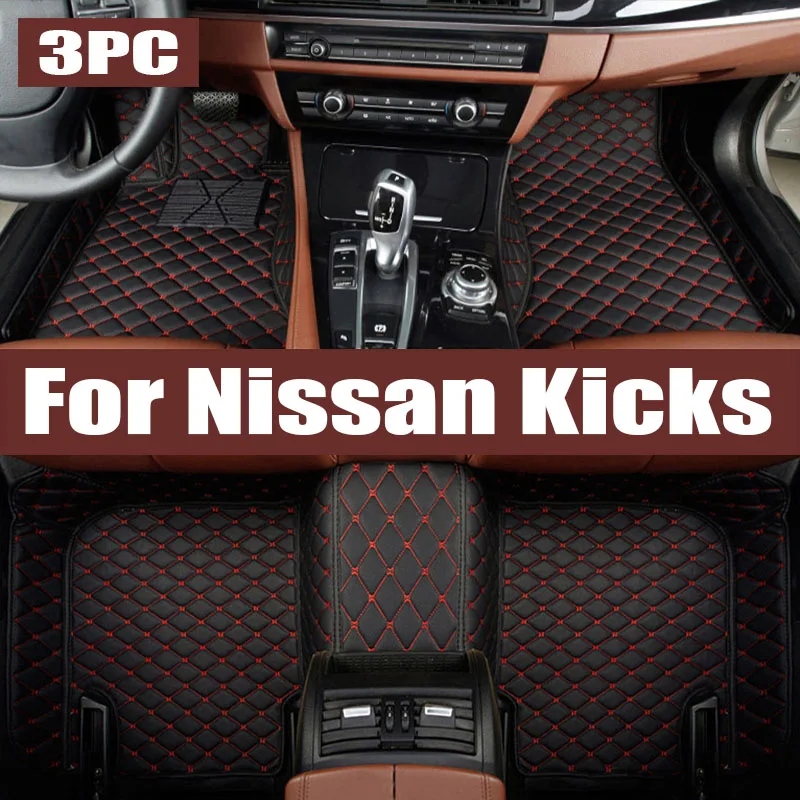 

Car Floor Mat for Nissan Kicks P15 SV e-Power 2018~2023 2019 2020 Panel Foot TPE Liner Carpet Pad Custom Cover Rug trunk mat