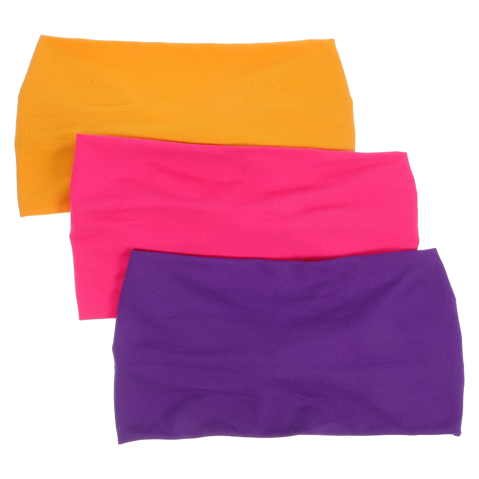 

3Pcs Wide Headbands for Women Fashion Knotted Elastic Headband Stretchy Non Slip Hair Band for Fitness Running Yoga Active Wear