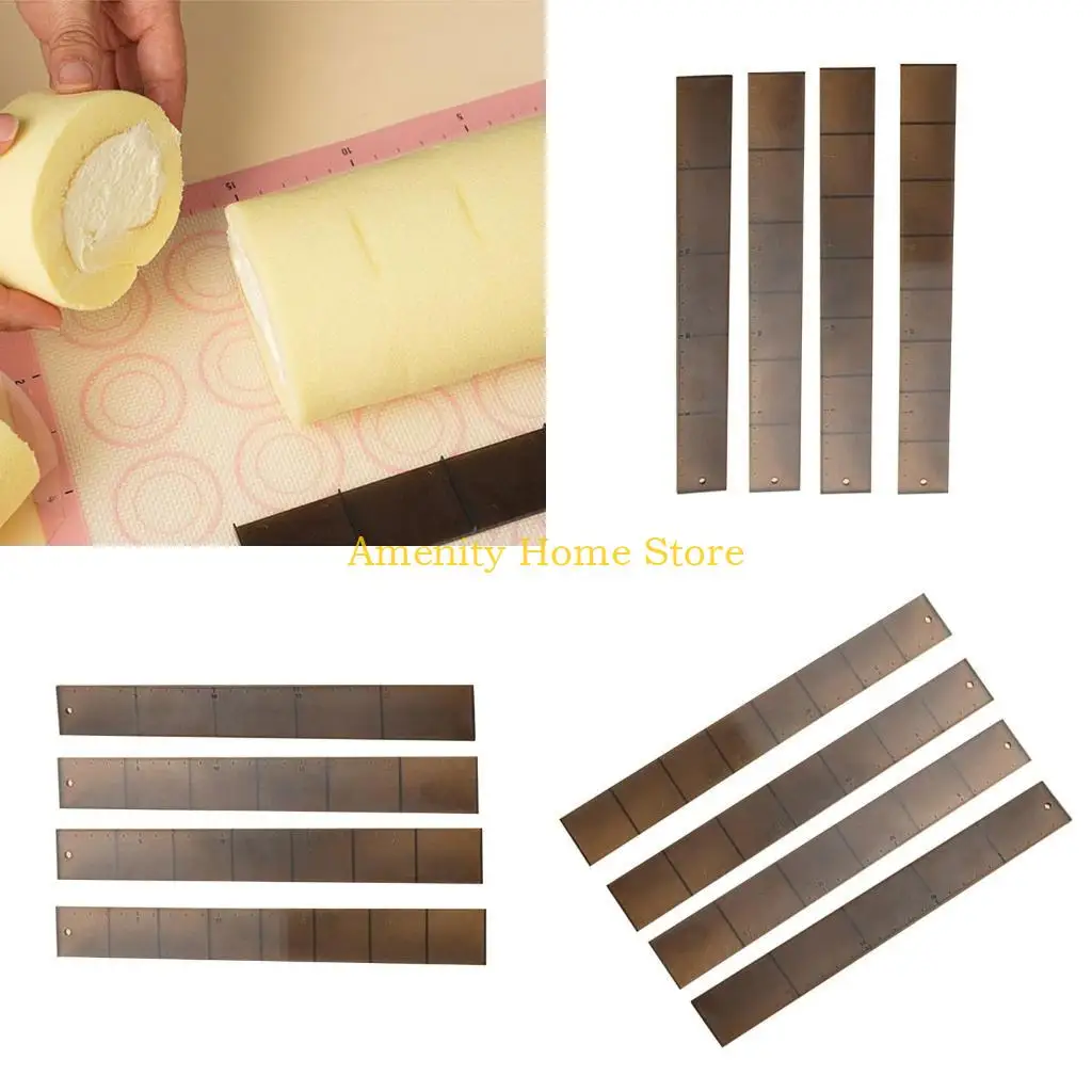 F26C 4PCS CAKE COTTION SCALE CAKE CAKE CAKE SANCER MARDAR