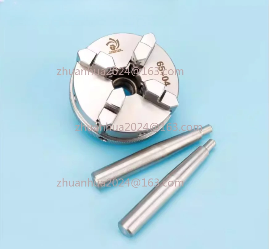 

3/4 Jaws Wood Lathe Chuck 50/65/80/90/125mm DIY Metal Wood Lathe Tools Manual Self-Centering Lathe Chuck