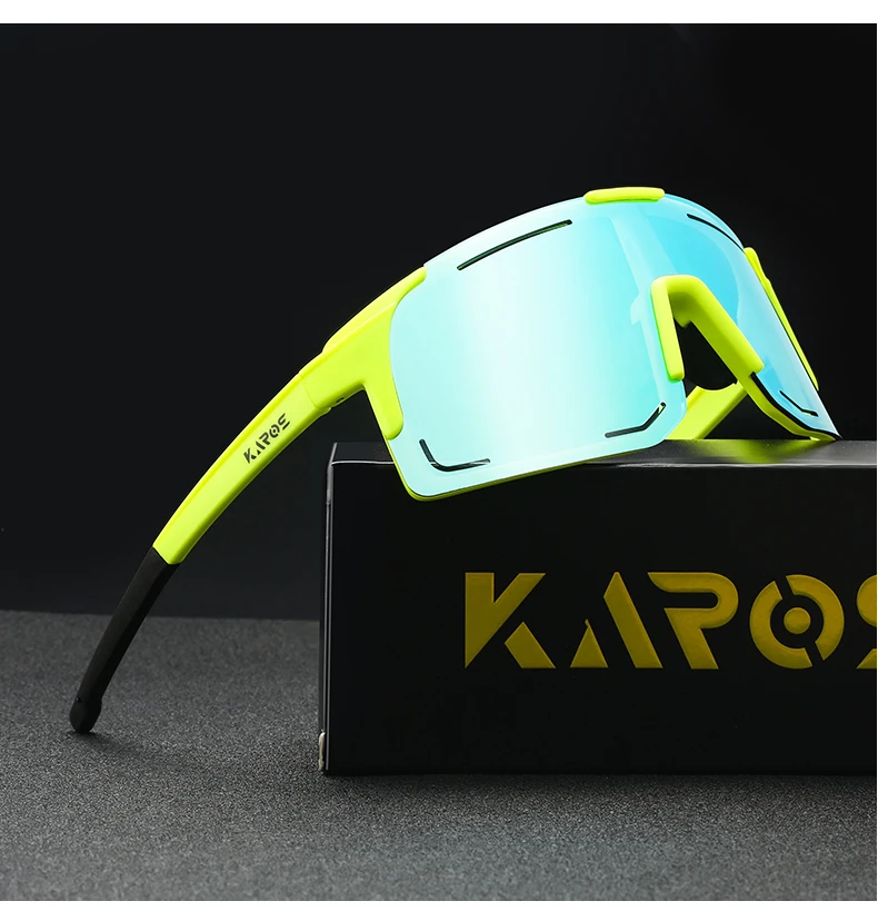 KAROS Unisex Leichte UV400 Sportbrille Anti-UV Wander- und Radfahrbrille mit Komplettem Verpackungsset YZ2032 – Detail 19