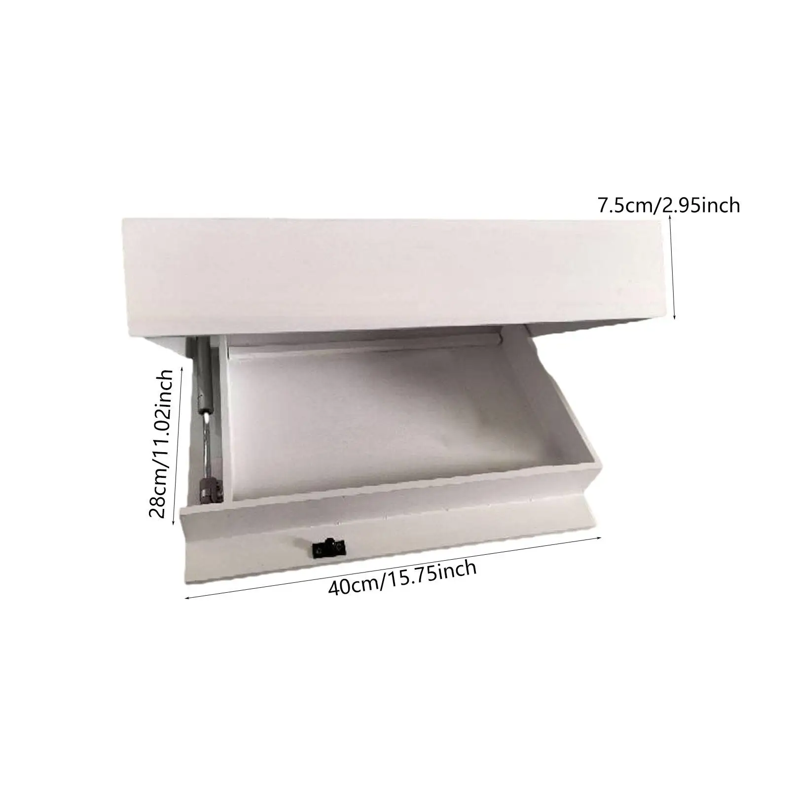 Floating Shelf Storage Rack Creative Rustic Modern Easy Installation Home Decoration Holder for Bathroom Office Dormitories