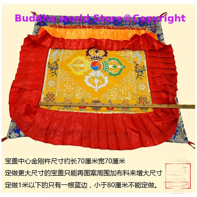 1 Meter Buddhist supplie Buddhism family Temple Embroidery figure of the Buddha Hanging Altar Vajra suspended ceiling curtain