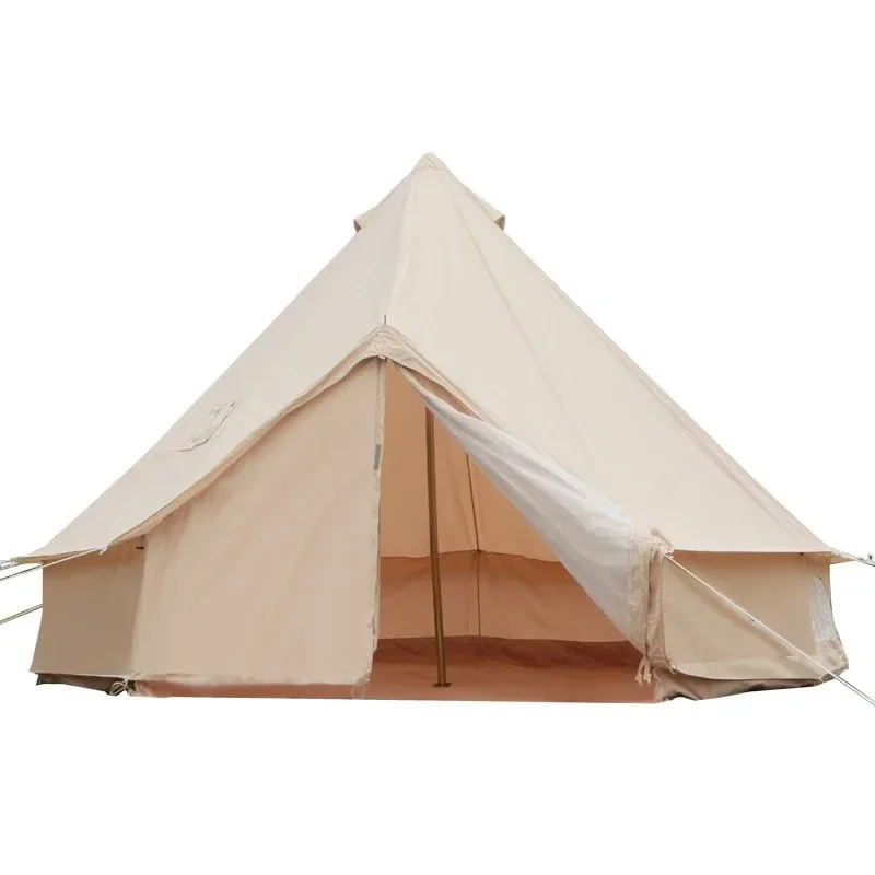 

Professional Outdoor Canvas Cabin Bell Tents Waterproof 4 Season Luxury Camping Glamping Tent