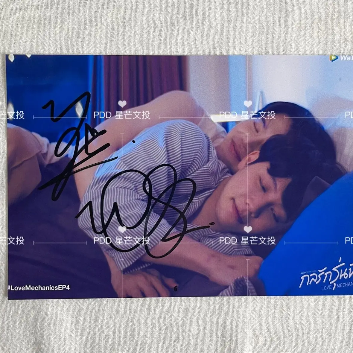 

Thai Drama Love Mechanics Yinwar Signature Publicity Photo Non printed Birthday Gift for Students