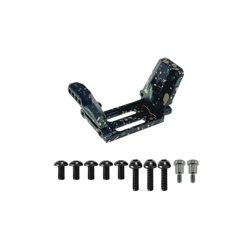 Rear Suspension Bracket Receiver Compartment for Hyper GO MJX 1/18 H18P RC Car Metal Upgrade OP Accessories Parts