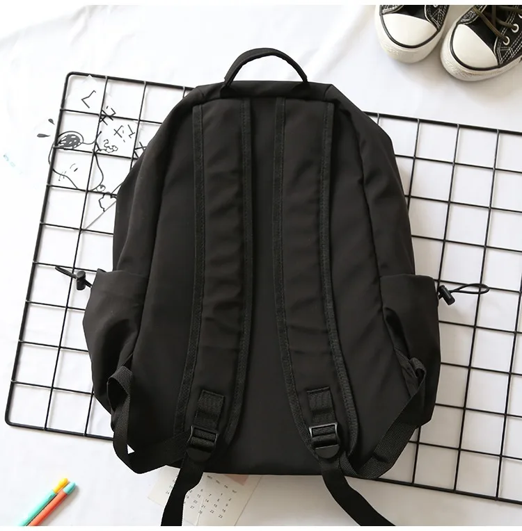 Backpack Classic Fashion Waterproof Large Capacity Pure Color Shoulder School Backpack Bag for Boy Girls Sports Travel Backpacks