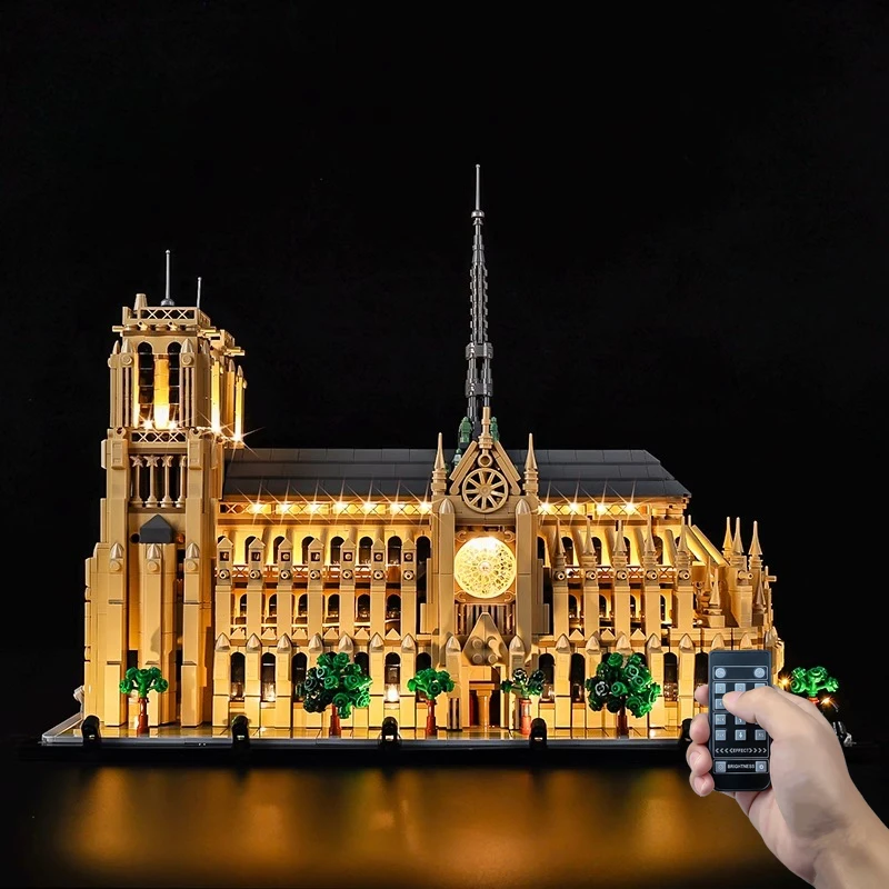 

Комплект светодиодного освещения без модели, подходящий для LEGO Notre-Dame De Paris 21061, без строительных блоков)