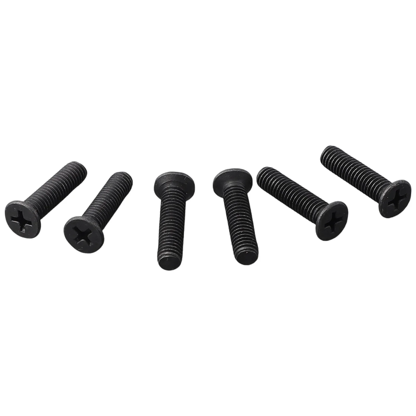 Parafuso de Fixação de Rosca Esquerda para Broca UNF, Adaptador Chuck Shank, Flat escareado, Acessórios para Ferramentas Elétricas, M5, M6, 25mm, 6 Pcs