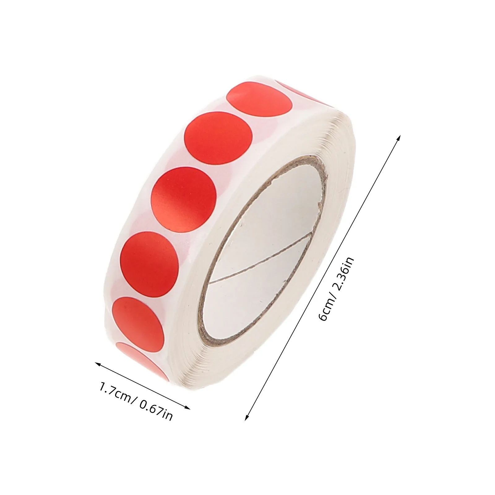 5 rotoli di etichette di codifica colorate adesivi a punti rotondi etichette vuote autoadesive per l'organizzazione dell'inventario dell'ufficio fai da te etichetta adesiva