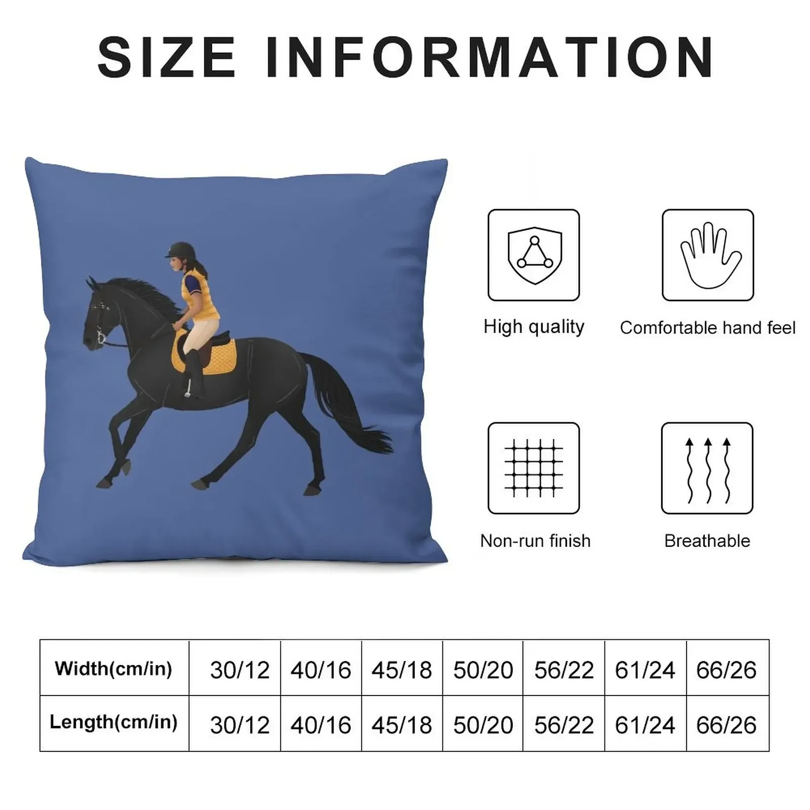 Zoe and Raven from Free Rein - Equine Rampaige Throw Pillow Sofa Covers ornamental pillows sleeping pillows pillow