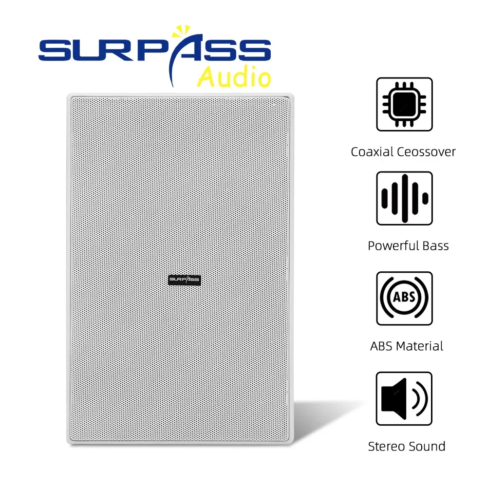 40Watts HiFi Coxial Ceiling Speaker 6 inch Home Theater Sound PA System Indoor Roof Loudspeaker Audio Background Music High Bass