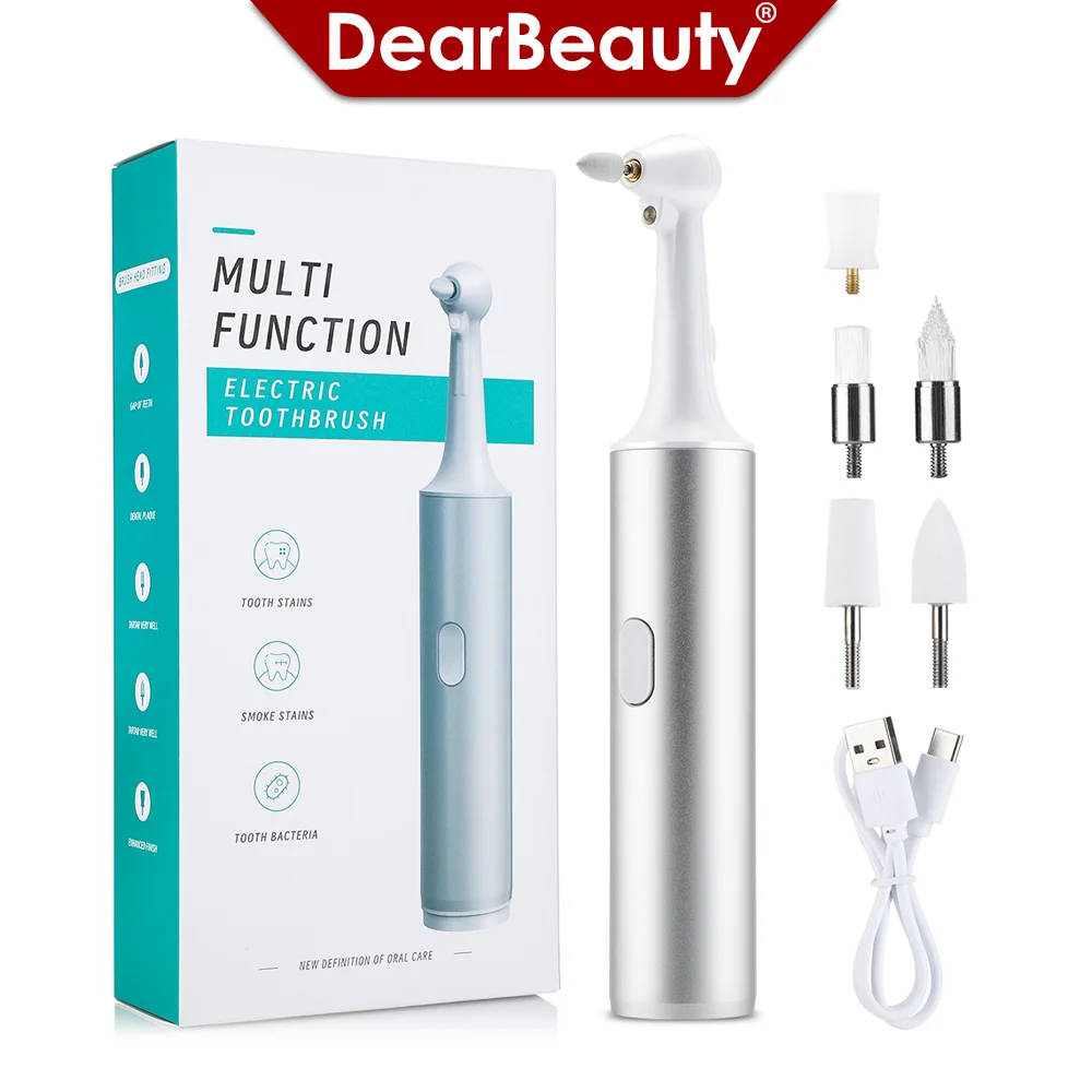 

Электрический полировщик зубов, зубной скалер, многофункциональный пятно, налет, средство для удаления зубного камня, 5 в 1, зубная щетка, очиститель для отбеливания зубов для взрослых