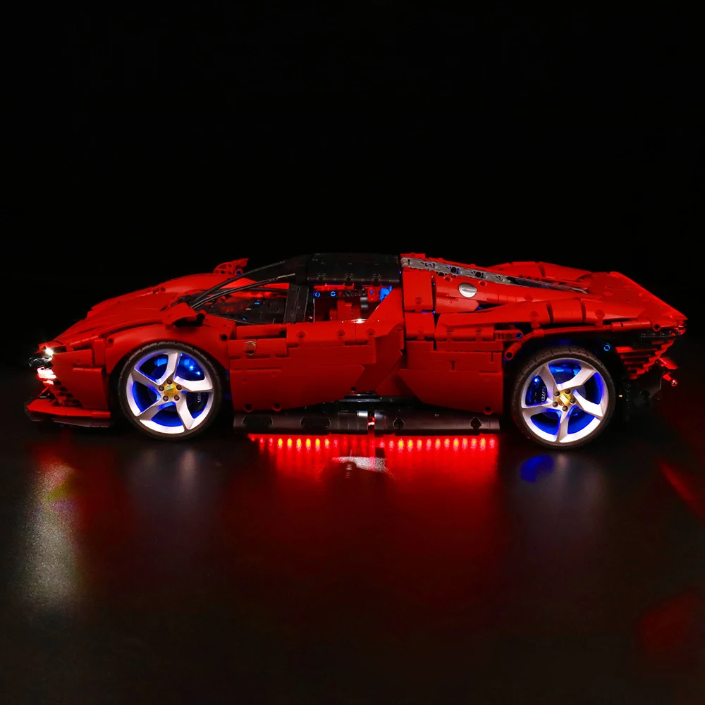 Kit de Luz LED para Blocos de Construção, 42143 Daytona SP3, Technic City, Ultimate Car, apenas incluído, Building Block