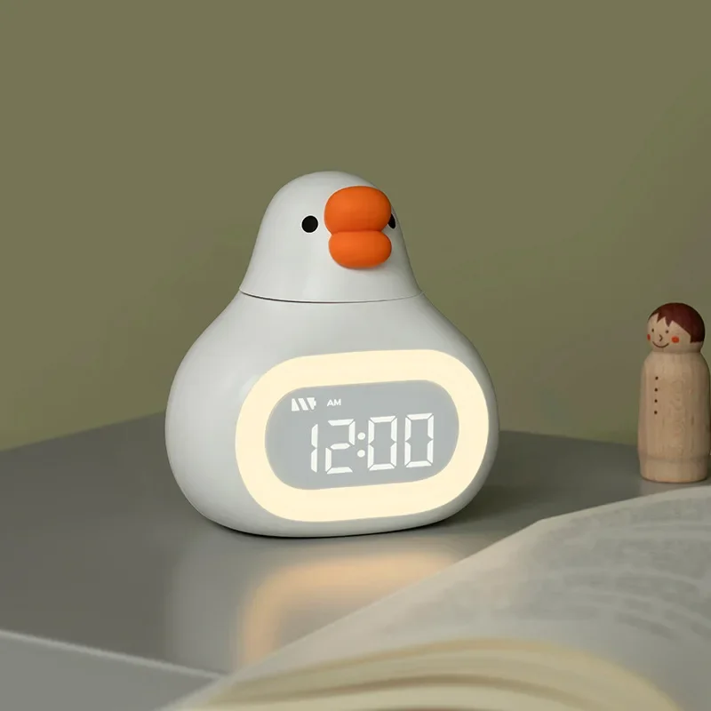 Mini Children Home Bedside Cute Office Alarm Clock Dark Luminous Practical Beautiful Modern Digital Wake Up Animal Decorations