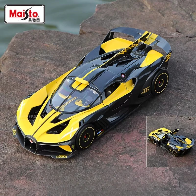 

Машинка Maisto 1:24 Bolide, литая под давлением, высокодетализированная модель, коллекционная, подарок на Рождество для мальчиков