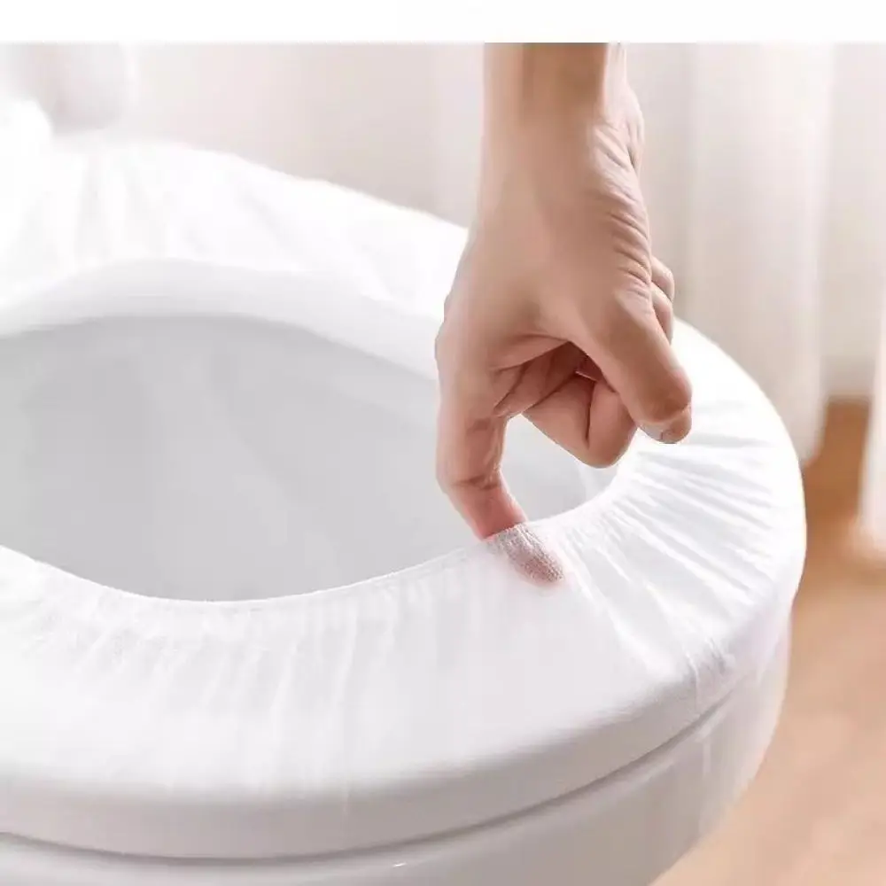 Disposable Toilet Seat Covers Portable Non Woven Pad Waterproof Sanitary Liner Travel Hygiene Mat For Public Restroom Care