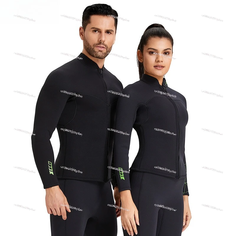 

3mm wetsuit men's and women's split wetsuit cold-proof warm top pants snorkeling surfing winter swimsuit