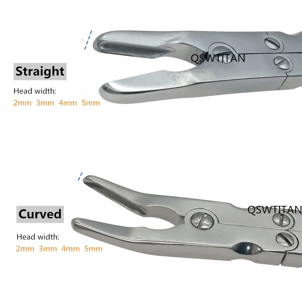 Double Action Bone Rongeurs Straight curved jaws Stainless Steel Orthopedic Instrument pet