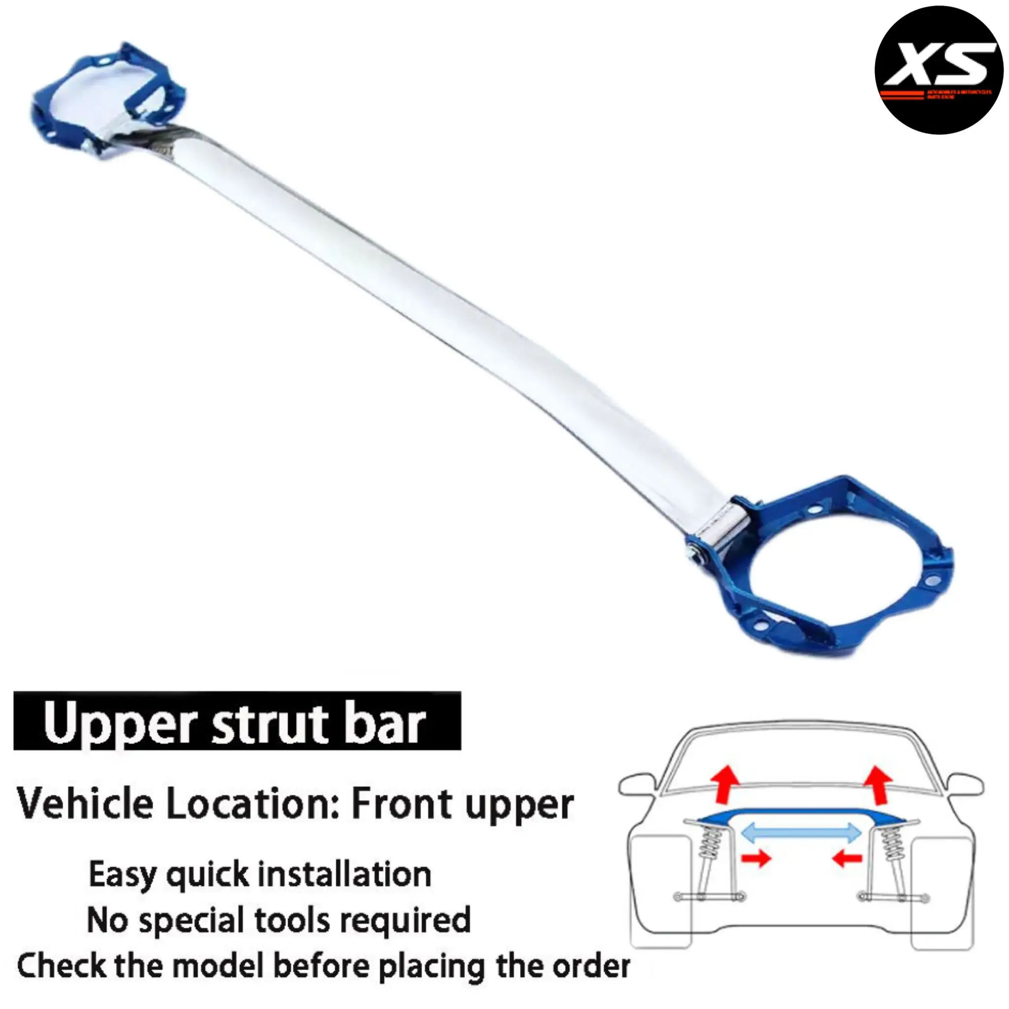 Front Upper Strut Brace For Mazda3 BK 2003-2009 1st Tie Bar Suspension Arm Shock Stabilizer STB Anti Sway