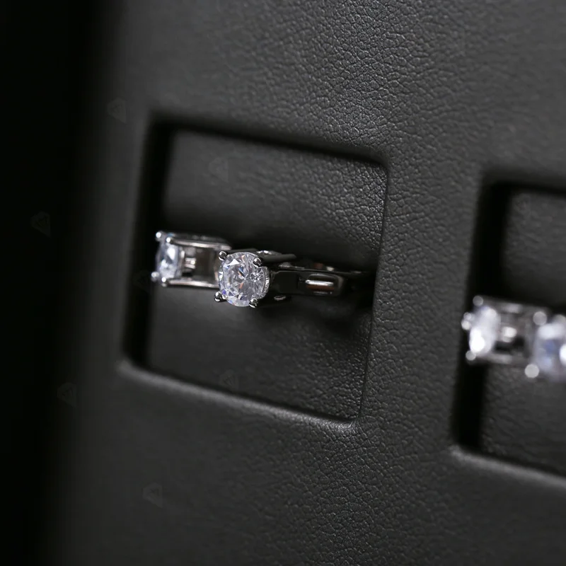HMJ Jewelry Tools Caliper Diamond Carat Size Shape Customize Comparison Magnetic Ring Gem Base 10 Cuts 0.5-6CT for Jewelry Store