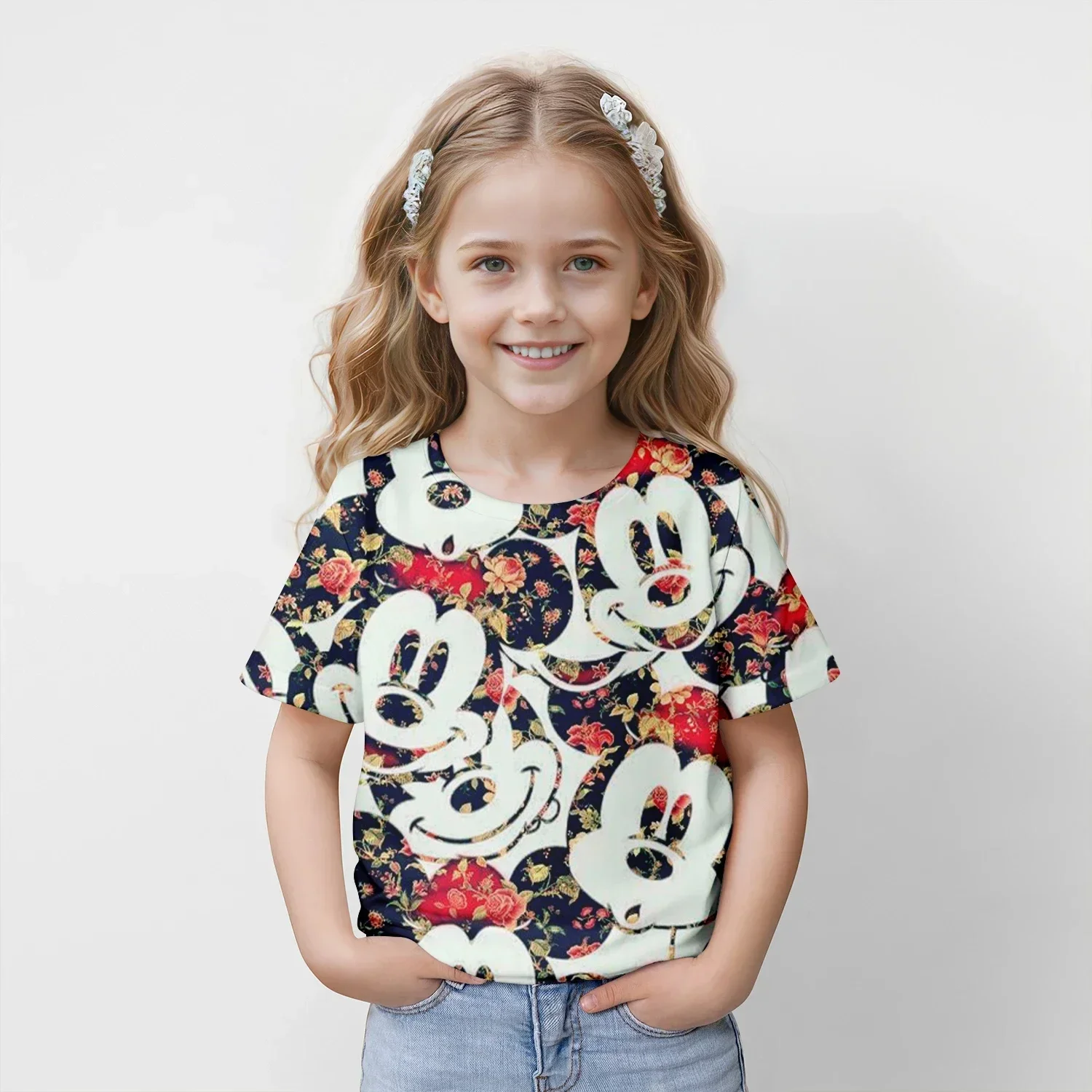 

Potdemiel Summer Kids Cartoon Character 2025 3D Printed Luxury T-shirt Children Fashion Short Sleeve Clothing Casual Streetwear