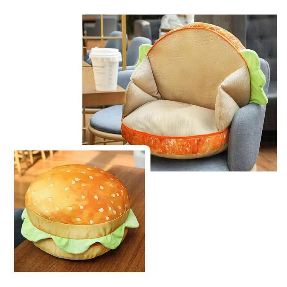 

3d Printed Burger Pillow Cheeseburger Plush Pillow 3d Simulation Hamburger Stuffed Cushion for Kids Bedroom School Classroom