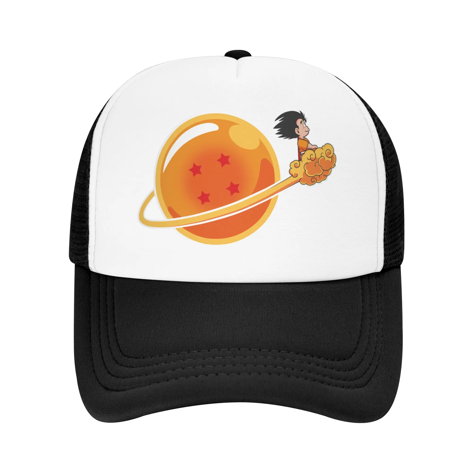 Gorra de béisbol de malla para exteriores Dragon Ball 4-Star Destiny Trucker, gorras snapback, gorra de papá, gorra de trabajador, sombreros ajustables para el sol de verano