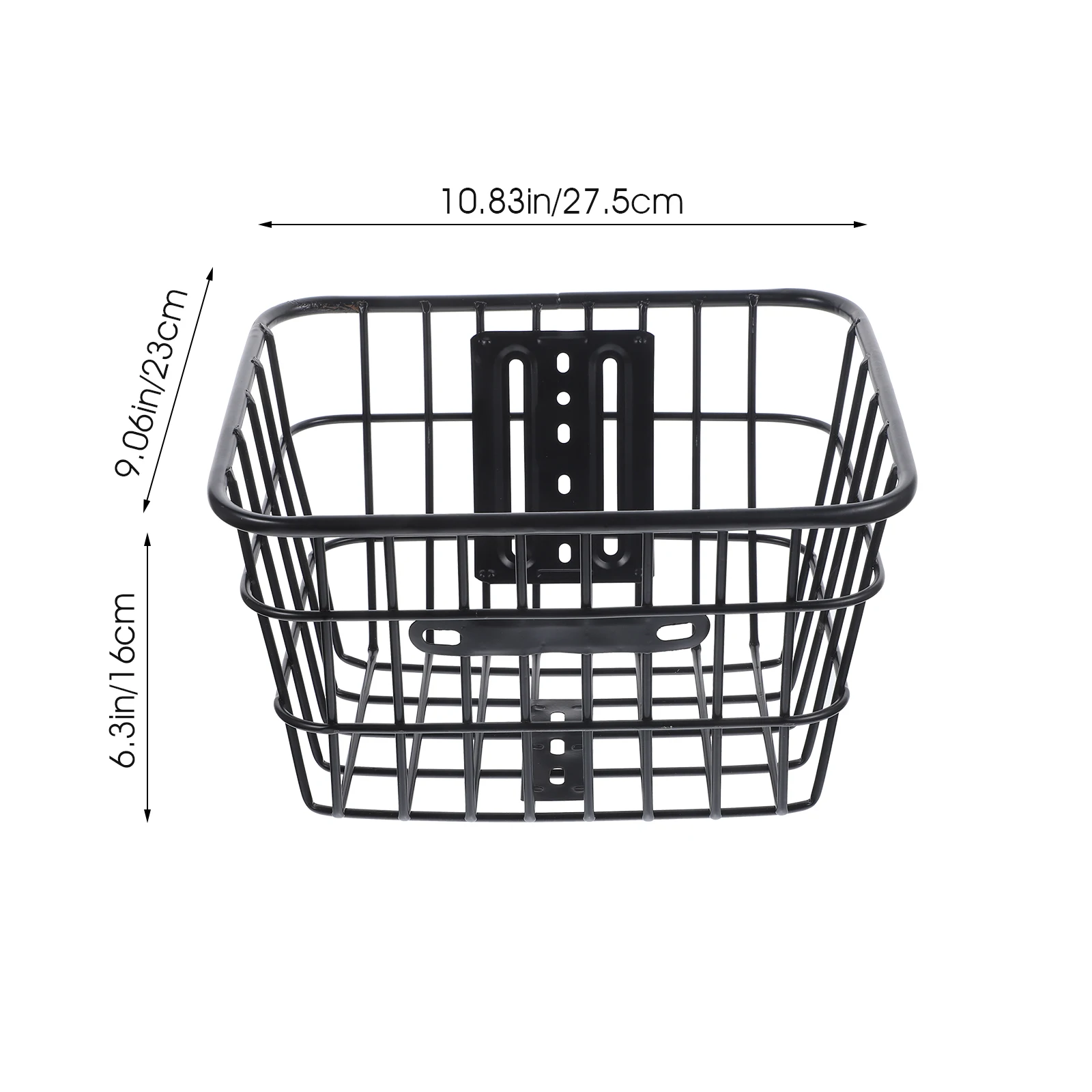 Panier avant de vélo pliable en fer, robuste, pour cadre avant, accessoires de vélo pour le cyclisme en plein air