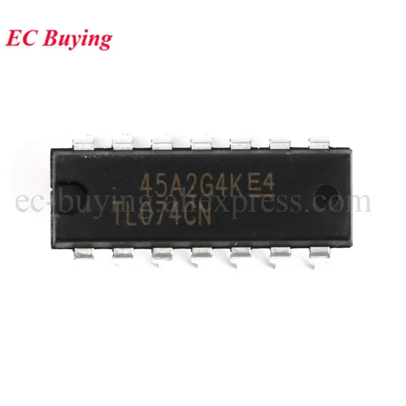 TL074CN DIP-14 TL074 DIP14 Four-operational Amplifier Chip IC Controller New Original