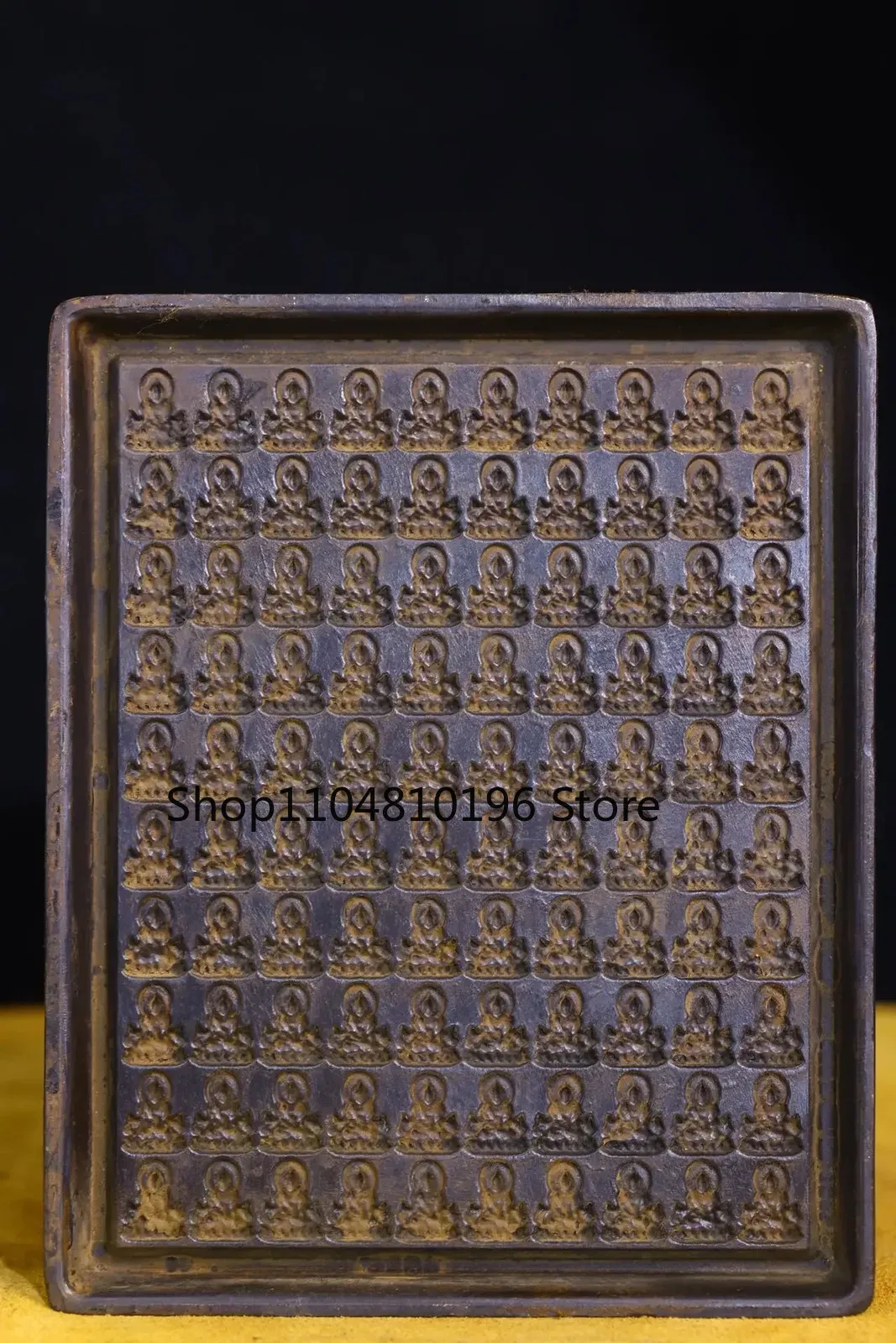 Bronze Cinnabar hand beat Tara Model Rubbing Buddha Rubbing Buddha mould