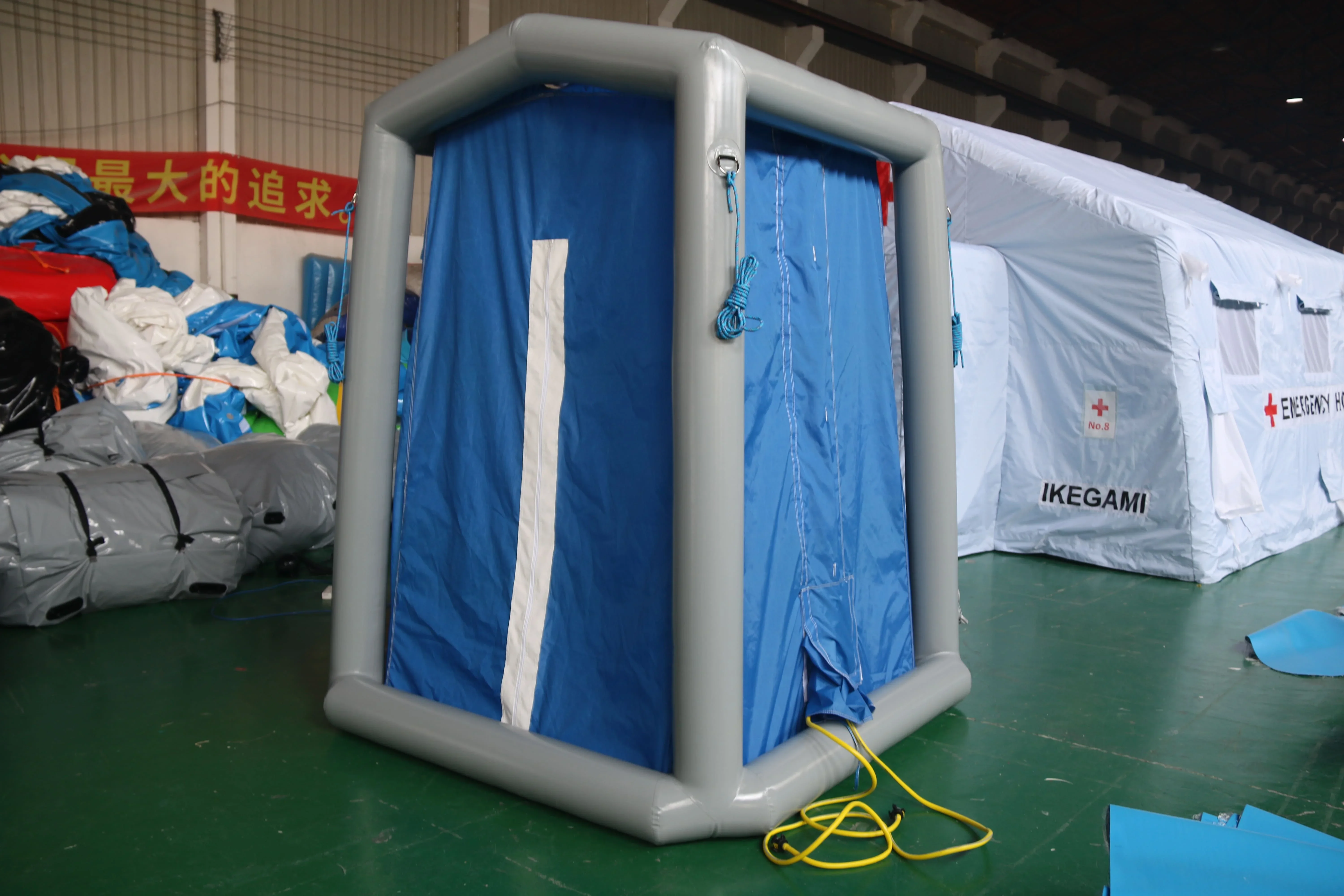 wholesale China factory single person washing inflatable tent Outdoor Tents/inflatable waterproof medical tent for firefighting