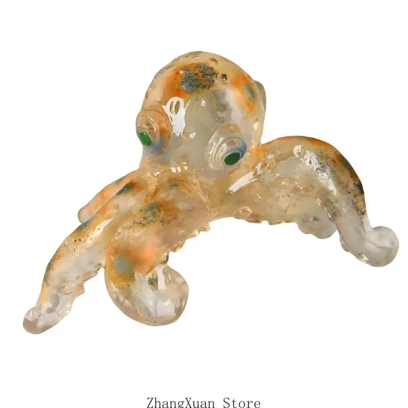 Mundgeblasene Glas-Kraken-Statue, Figur, Ornament, Meerestier-Skulptur, Ornament 3 x – Detail 8