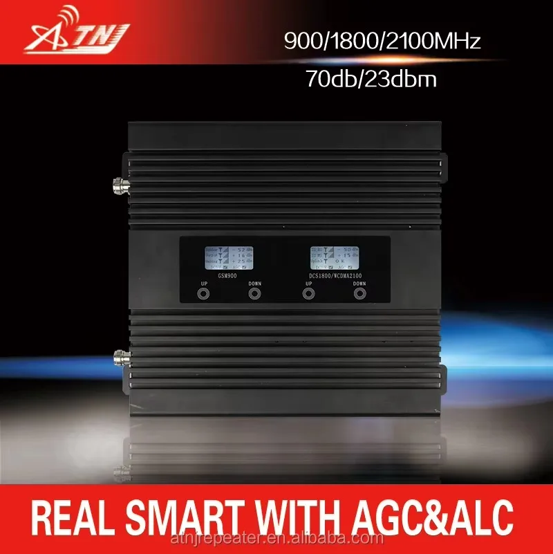 New Arrival Smart 900/1800/2100 tri -band GSM +DCS+UMTS mobile signal repeater amplifier 2g/4g