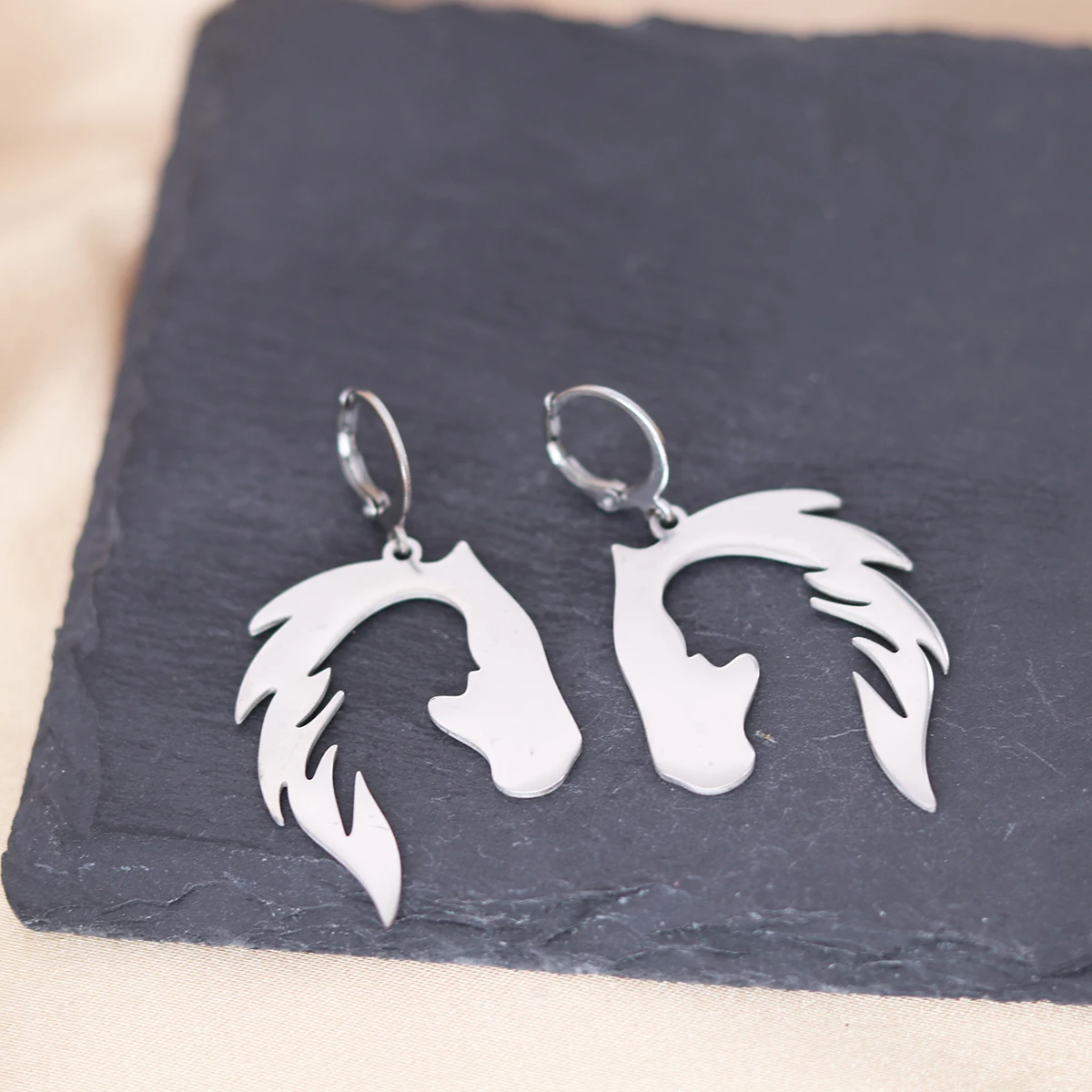 Kinitial Horse Earrings Horse Girl Handmade Pendant Earring Valentine\'s Day Gift, Bridesmaid Gift, Ear rings Wholesale