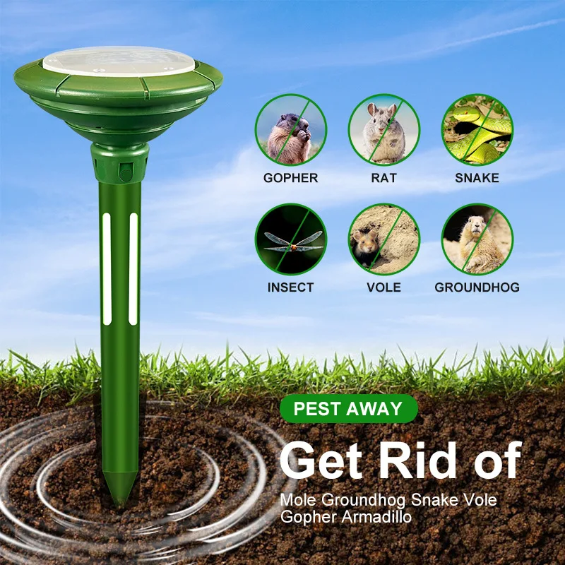 2026 Smart Sensor Solar Outdoor Light Waterproof Garden Landscape Animal Warning Lamp
