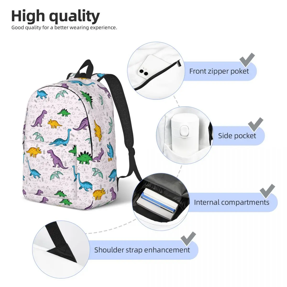 Niedlichen Dinosaurier Rucksack für Jungen Mädchen Kinder Schüler Schule Bücher tasche lustige Cartoon Dino Daypack Vorschule Primär tasche leicht