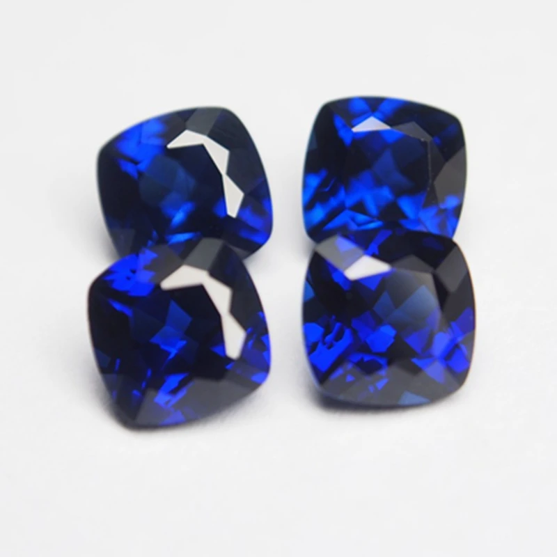 

Natural Sapphire Square Cut 10×10mm 6.0ct Pass Tested Loose Sapphire for Jewelry Making Collection Gem