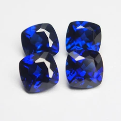 Natural Sapphire Square Cut 10×10mm 6.0ct Pass Tested Loose Sapphire for Jewelry Making Collection Gem