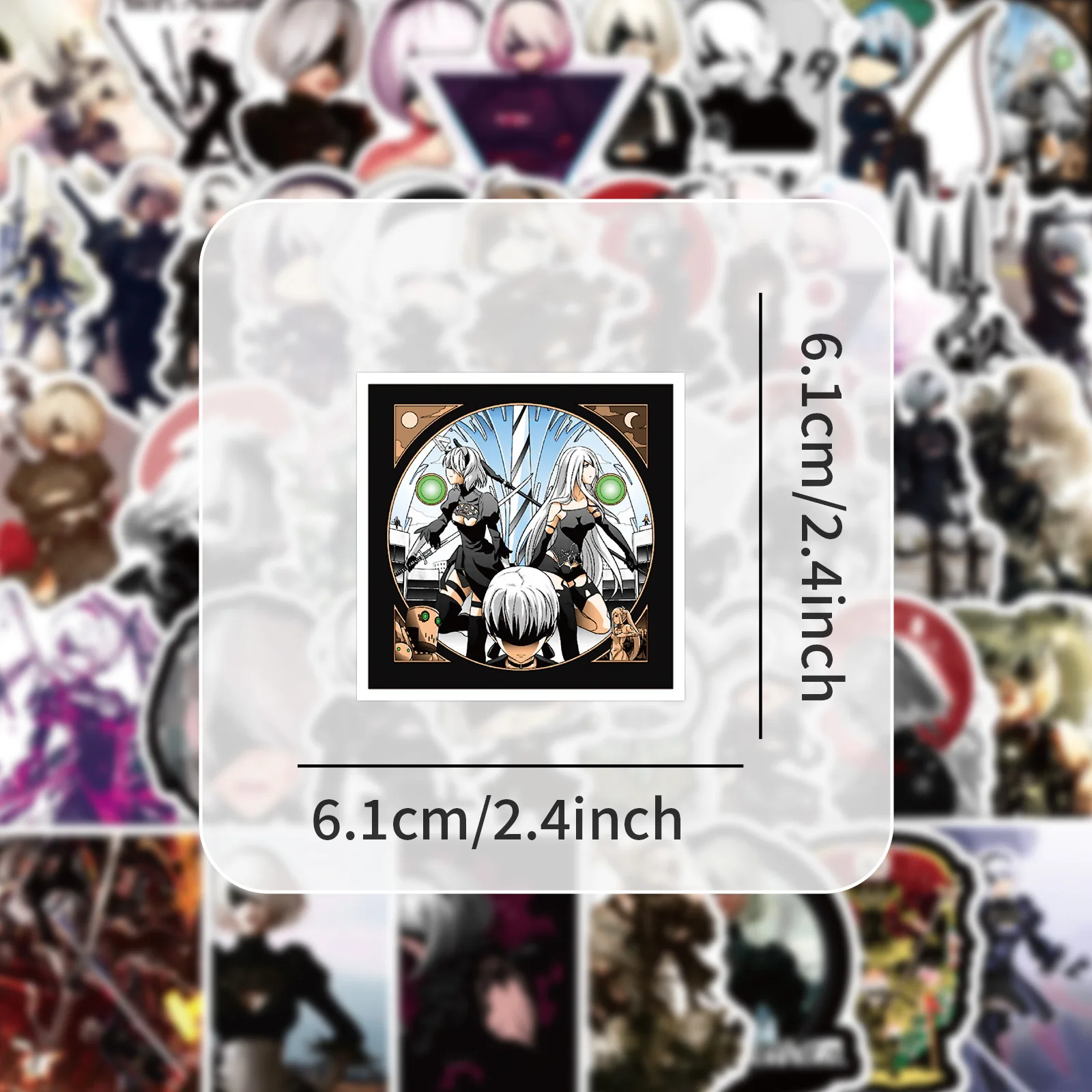 

10/50PCS NIER Automata Stickers Commander Game Cartoon Sticker DIY Laptop Phone Guitar Car Bike Skateboard Decal Kids Toys Gifts