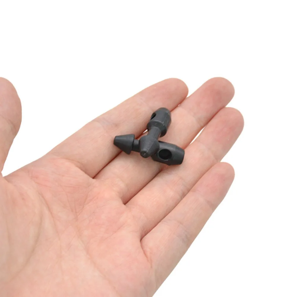 10pcs Divers Spearfishing Rubber Insert Tackle Tool Fishing Accessory Wishbone Inserts Plastic Tools Beads Rubber Band view 4
