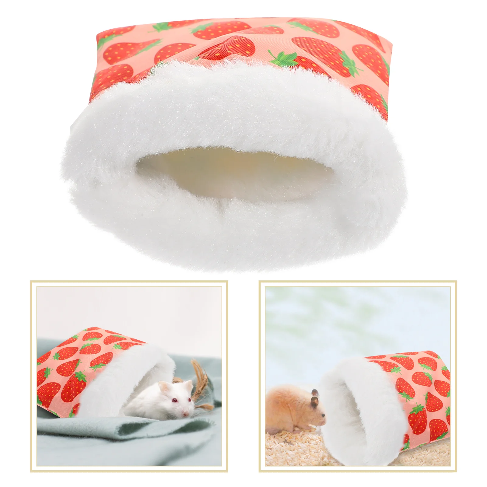 

Cozy Hamster Sleep Pouch Guinea Pig Bed Warm Cotton Hideout Small Pet Bed Hamster Sleep Pouch Guinea Pig Toy Sugar Glider Toy