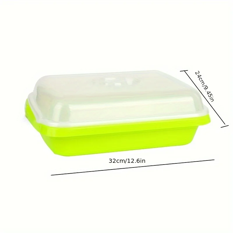 صواني النمو للبذور المنبتة، سلة الزراعة المائية، تنبت البذور بدون تربة، مجموعة صينية إنبات مع غطاء للحديقة