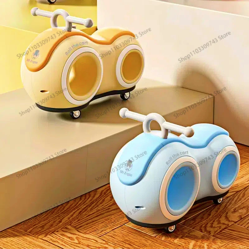 

Kids Balance Bike Super Load-bearing ABS Kids Wiggle Car Toy with Music & Light Cute Cartoon Peanut Car Toy Gifts for Boys Girls