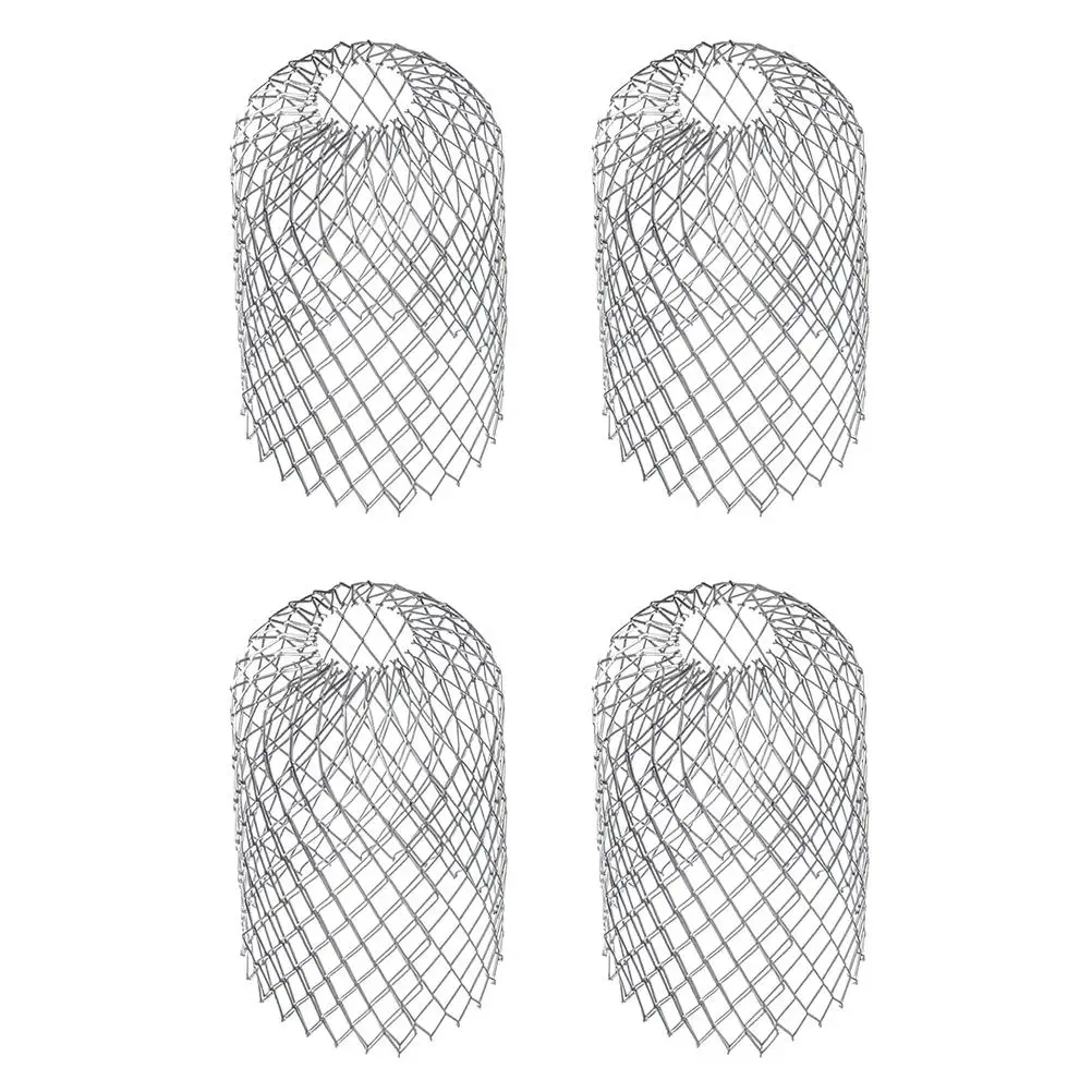 4pcs Downspout 파편 필터 스트레이너 거터 가드 리프 보호 스크린 필터 헤비 듀티 알루미늄 비 부식성 방수