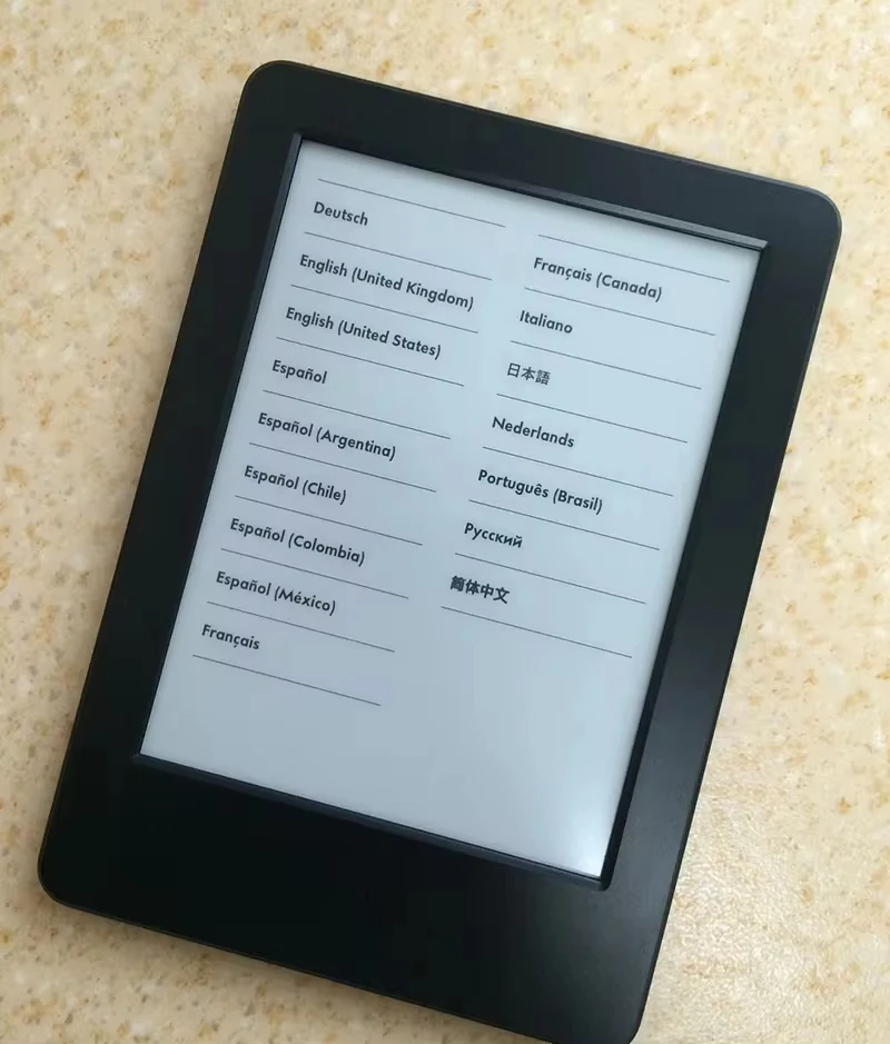 Kindle 8th E-Book Reader Registerable Account WIFI Connection Without Backlight 6 inch Ink Touch Screen EBook E-ink Ebook Reader